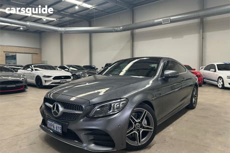 Grey 2019 Mercedes-Benz C200 Coupe