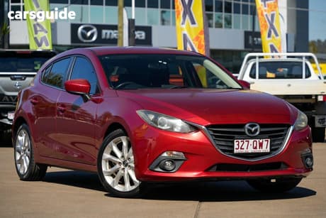 Red 2015 Mazda 3 Hatchback Sp25