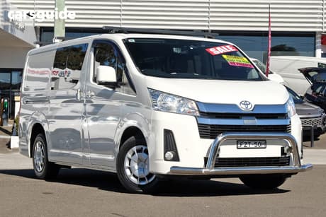 White 2019 Toyota HiAce Van Lwb