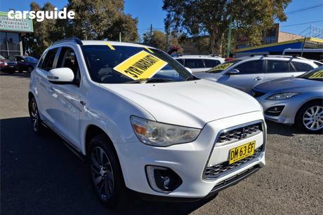 White 2014 Mitsubishi ASX Wagon Ls (2Wd)