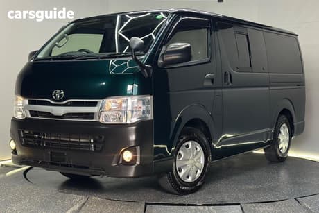 Green 2013 Toyota HiAce Commercial KDH201 VAN 5DR 4SP AUTO 3.0DT