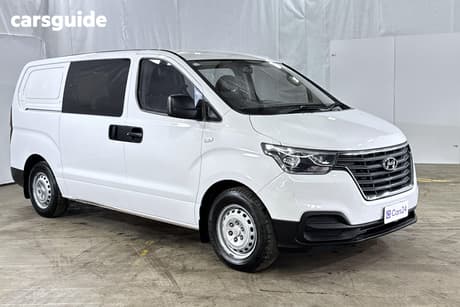White 2020 Hyundai Iload Crew Van 6S Twin Swing
