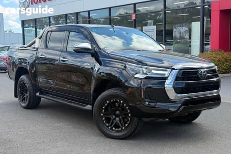 Black 2021 Toyota Hilux Double Cab Pick Up Sr5 (4X4)