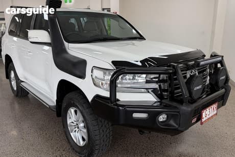 White 2018 Toyota Landcruiser Wagon Lc200 Gxl (4X4)