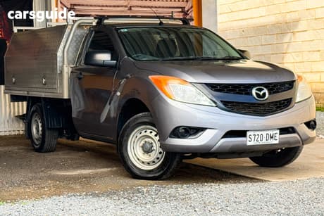 Silver 2013 Mazda BT-50 Cab Chassis Xt (4X2)