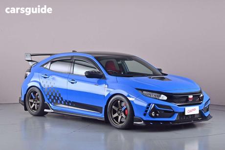 Blue 2021 Honda Civic Hatchback Type R