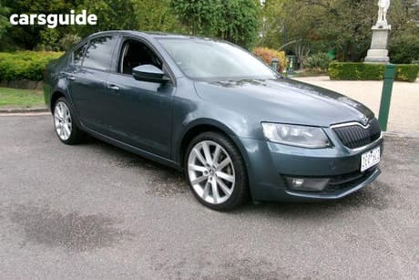 Grey 2014 Skoda Octavia Hatchback 103 Tsi Ambition
