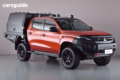 Orange 2021 Mitsubishi Triton Double Cab Pick Up Gsr (4X4)