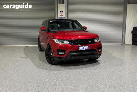 Red 2017 Land Rover Range Rover Sport Wagon 3.0 Tdv6 Se