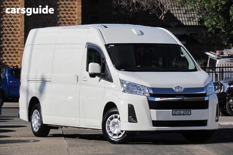 White 2022 Toyota HiAce Van Slwb