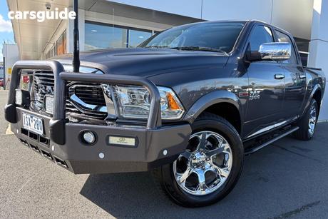 Grey 2019 RAM 1500 Crew Cab Utility Laramie (4X4) Fd3.9
