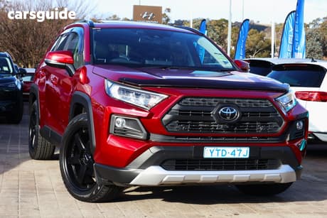 Red 2020 Toyota RAV4 Wagon Edge (Awd)