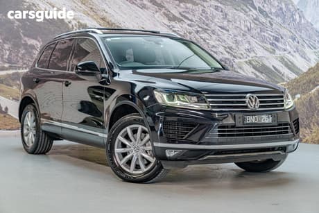 Black 2015 Volkswagen Touareg Wagon 150 Tdi Element
