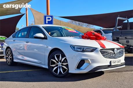White 2017 Holden Commodore Liftback Rs