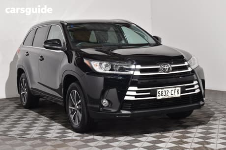 Black 2019 Toyota Kluger Wagon Gxl (4X4)