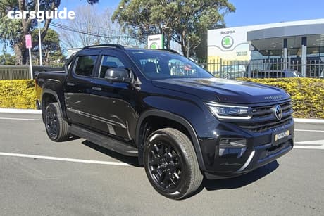 Black 2026 Volkswagen Amarok Dual Cab Utility Panamericana Tdi600 4Motion
