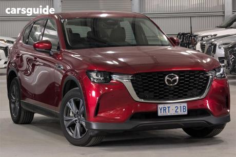 Red 2024 Mazda CX-60 Wagon P50E Evolve Phev