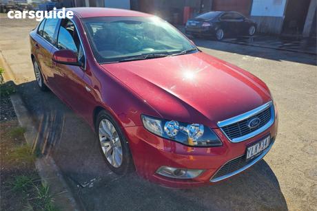 Red 2010 Ford Falcon Sedan G6