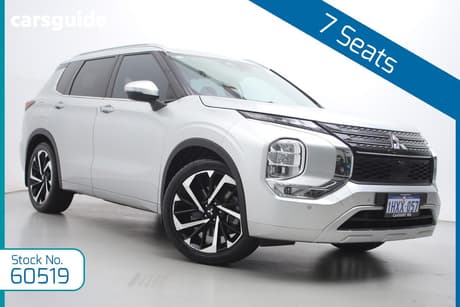 Silver 2023 Mitsubishi Outlander Wagon Exceed 7 Seat (Awd)
