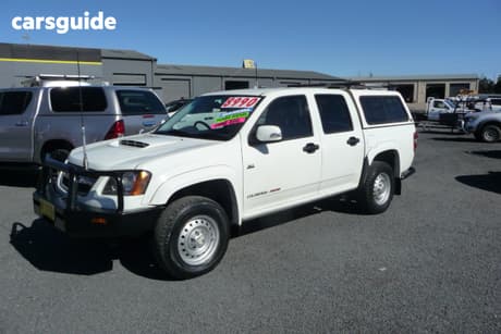 White 2009 Holden Colorado Crew Cab Pickup Lx (4X4)