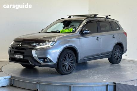 Grey 2020 Mitsubishi Outlander Wagon Black Edition 7 Seat (Awd)