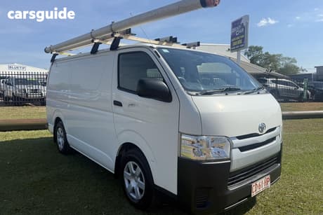 White 2019 Toyota HiAce Van Lwb