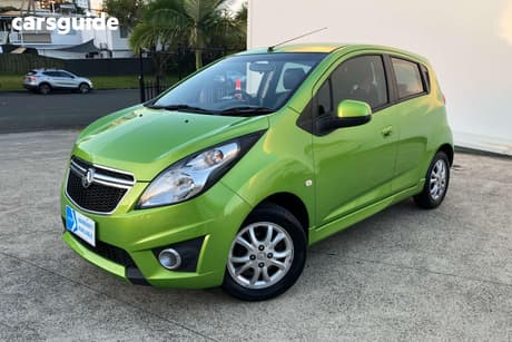 Green 2015 Holden Barina Spark Hatchback Cd