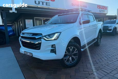 White 2023 Isuzu D-MAX Crew Cab Utility Ls-U+ (4X4)