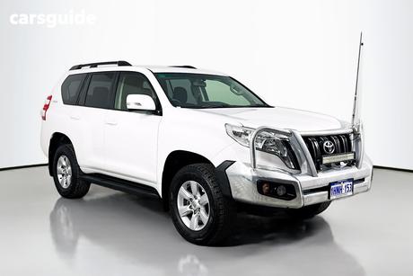 White 2017 Toyota Landcruiser Prado Wagon Gxl (4X4)