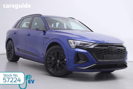 Blue 2023 Audi Q8 E-Tron Wagon 55 Launch Edition