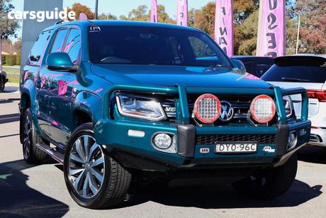 Green 2018 Volkswagen Amarok Dual Cab Utility V6 Tdi 580 Ultimate