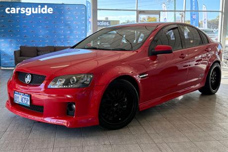 Red 2010 Holden Commodore Sedan Ss