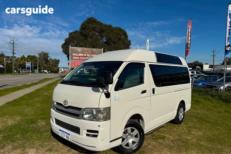 White 2009 Toyota HiAce Commercial COMMUTER