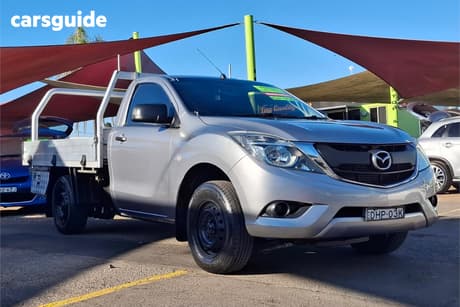 Silver 2015 Mazda BT-50 Cab Chassis Xt (4X2)