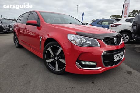 Red 2017 Holden Commodore Sportswagon Sv6