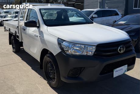 White 2022 Toyota Hilux Cab Chassis Workmate (4X2)