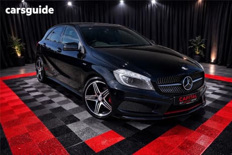 Black 2013 Mercedes-Benz A250 Hatchback Sport