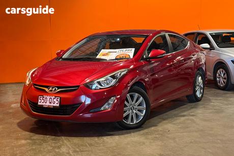 Red 2014 Hyundai Elantra Sedan Trophy