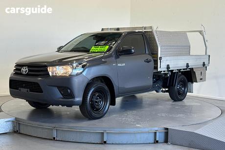 Grey 2023 Toyota Hilux Cab Chassis Workmate (4X2)