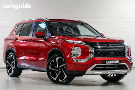 Red 2023 Mitsubishi Outlander Wagon Aspire 7 Seat (2Wd)