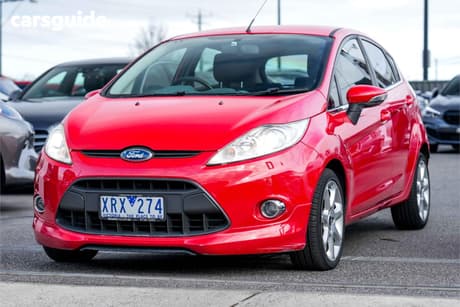Red 2010 Ford Fiesta Hatchback Zetec