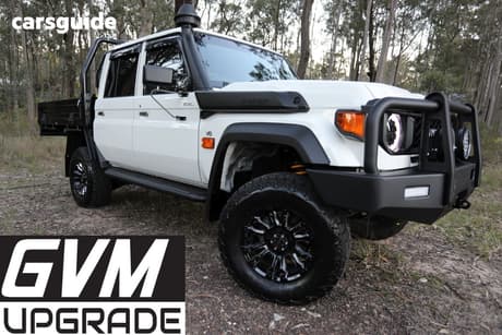 White 2024 Toyota Landcruiser 70 Series Double Cab Chassis Lc79 Gxl + Diff Locks