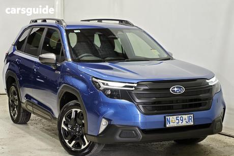 Blue 2025 Subaru Forester Wagon Hybrid (Awd)