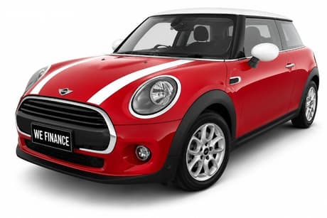 Red 2020 Mini Cooper Hatchback 3D Hatch