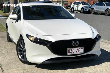 White 2020 Mazda 3 Hatchback G20 Touring