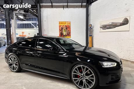 Black 2018 Audi S5 Hatchback Sportback 3.0 Tfsi Quattro