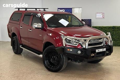 Red 2018 Isuzu D-MAX Crew Cab Utility Ls-U Hi-Ride (4X4)