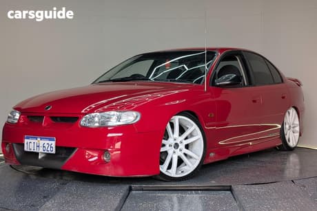Red 1998 HSV Clubsport Sedan VT R