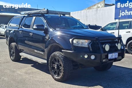 Black 2016 Ford Ranger Dual Cab Pick-up Wildtrak 3.2 (4X4)