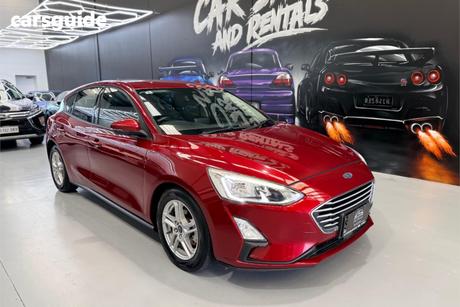 Red 2018 Ford Focus Hatchback Trend